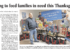 HERALD PUBLICATION: HELPING TO FEED FAMILIES IN NEED THIS THANKSGIVING