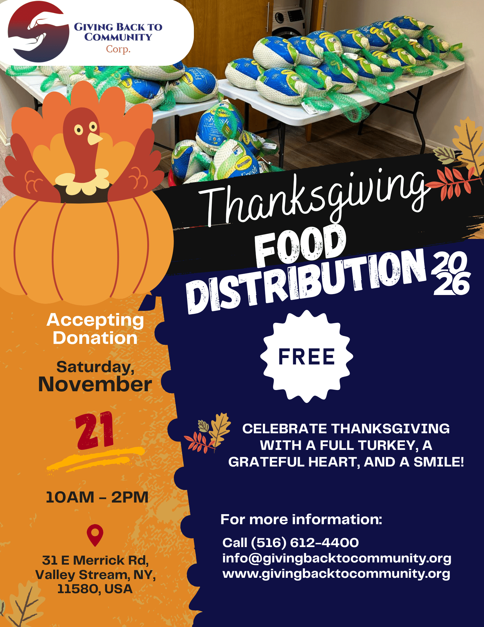 Thanksgiving Food Distribution 2026